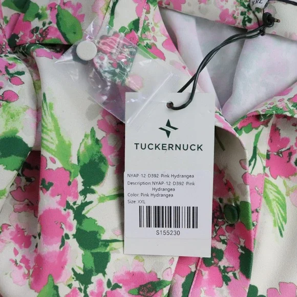 NWT Tuckernuck Gossamer Pink Hydrangea Callahan Shirt Dress XXL - Picture 10 of 12